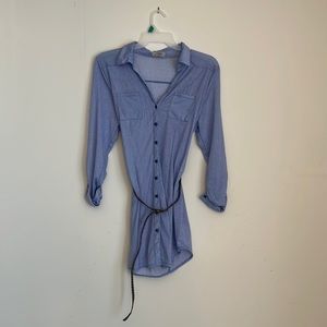 Long sleeve, t-shirt dress, with belt. XL, never worn.